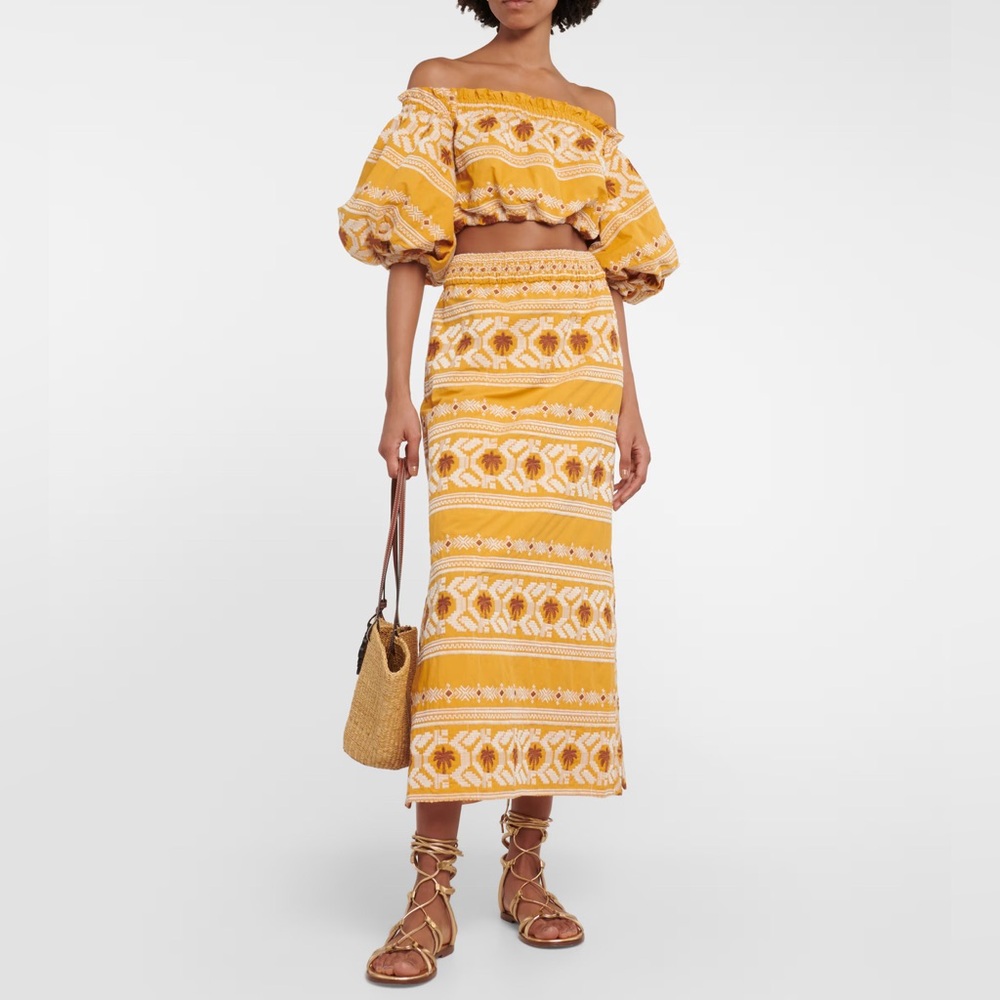 $365 New Johanna Ortiz Canaveral Cropped Top - Picture 10 of 10